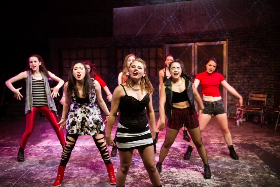 Women's ensemble dance number