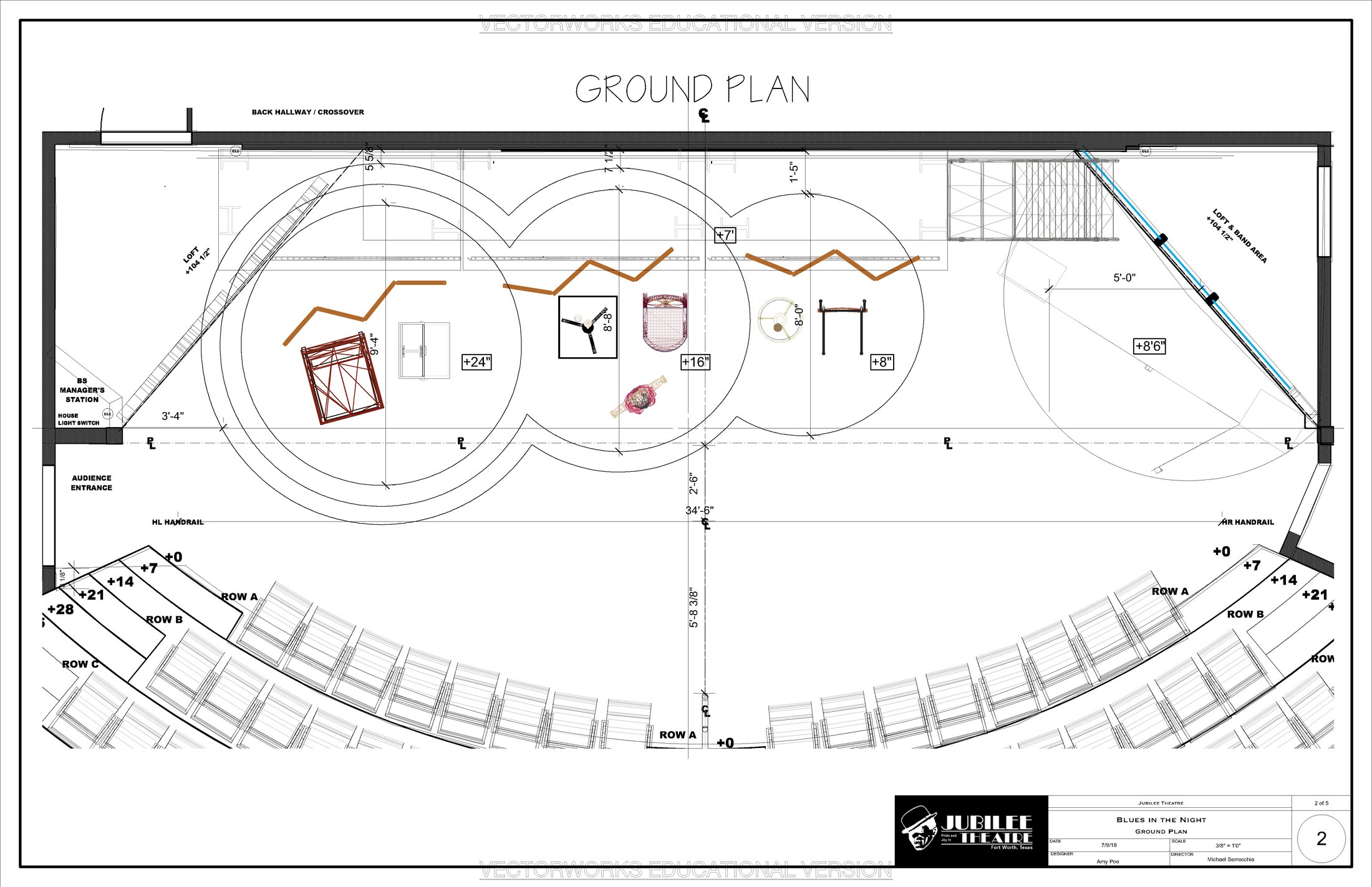 Platform / circle detail