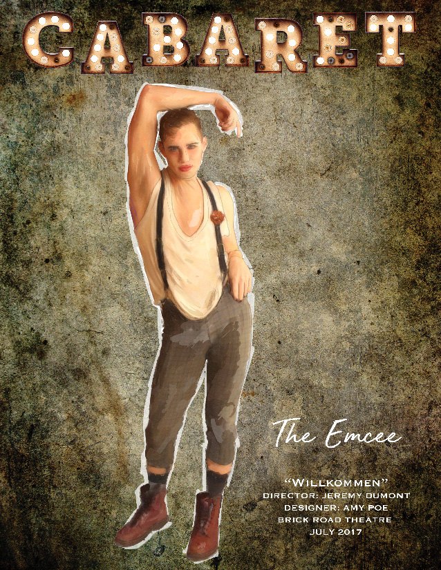 Costume plate — the Emcee