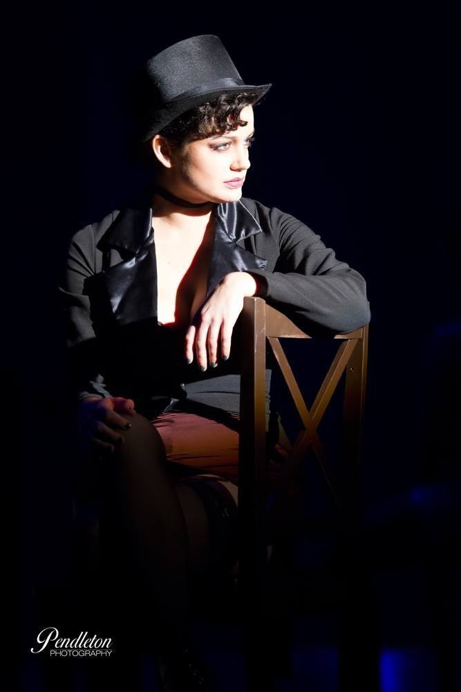 Production — Sally Bowles in performance gown