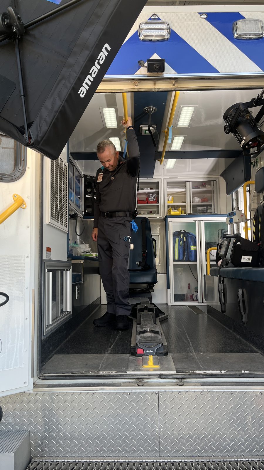 Lighting the ambulance interior