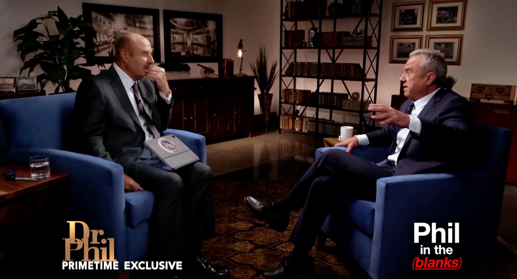 Interview set — alternate angle