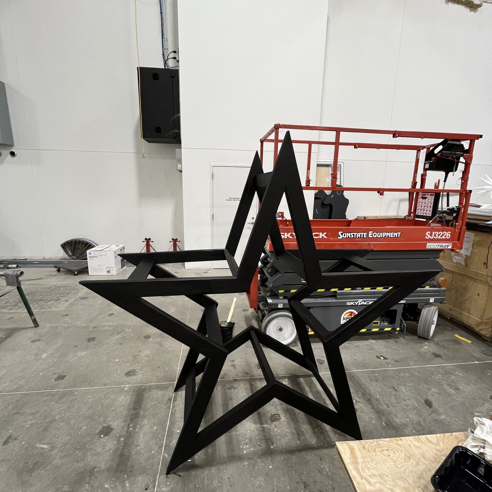 Fabrication — welded star feature
