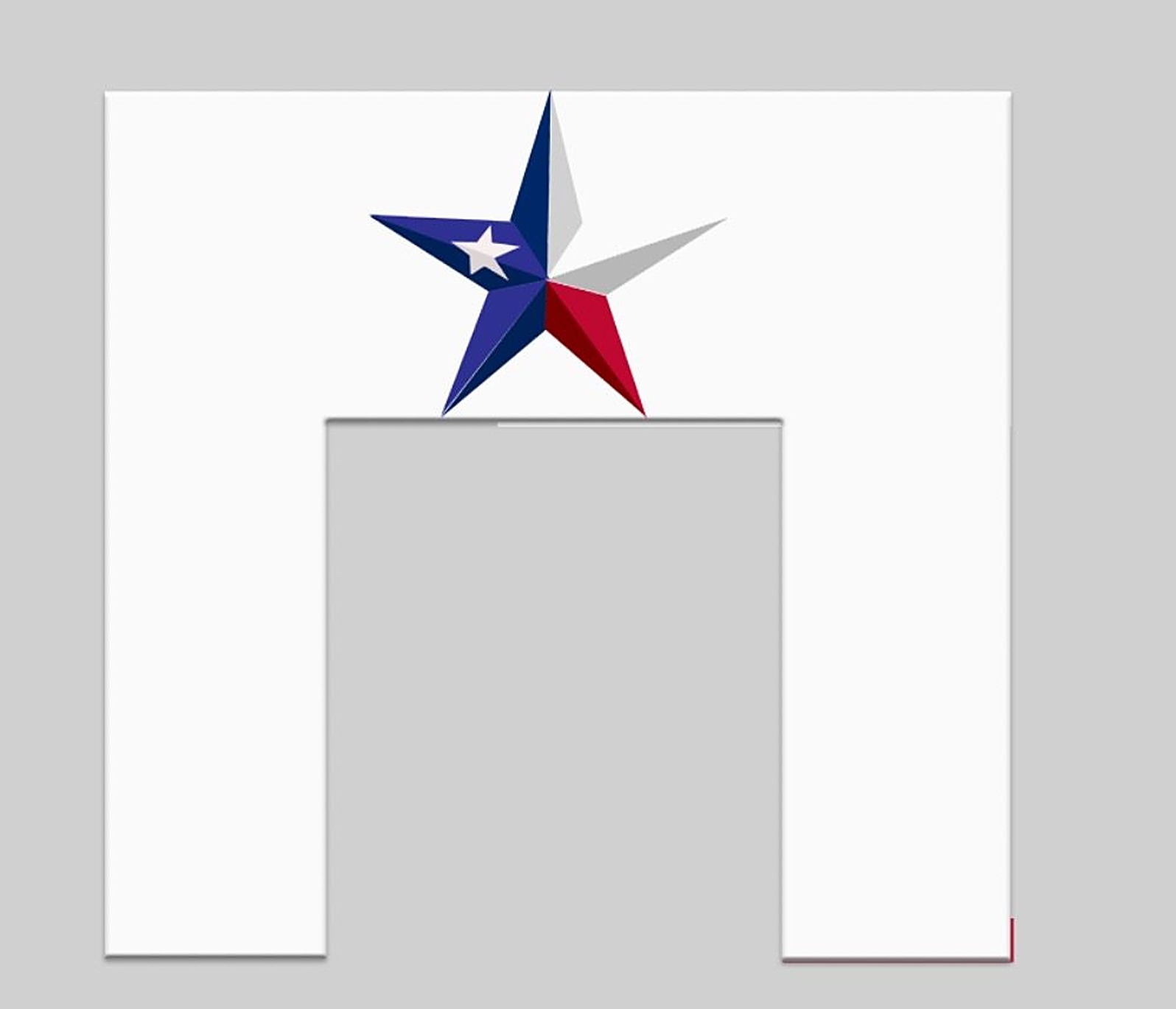 Rendering — Texas star arch