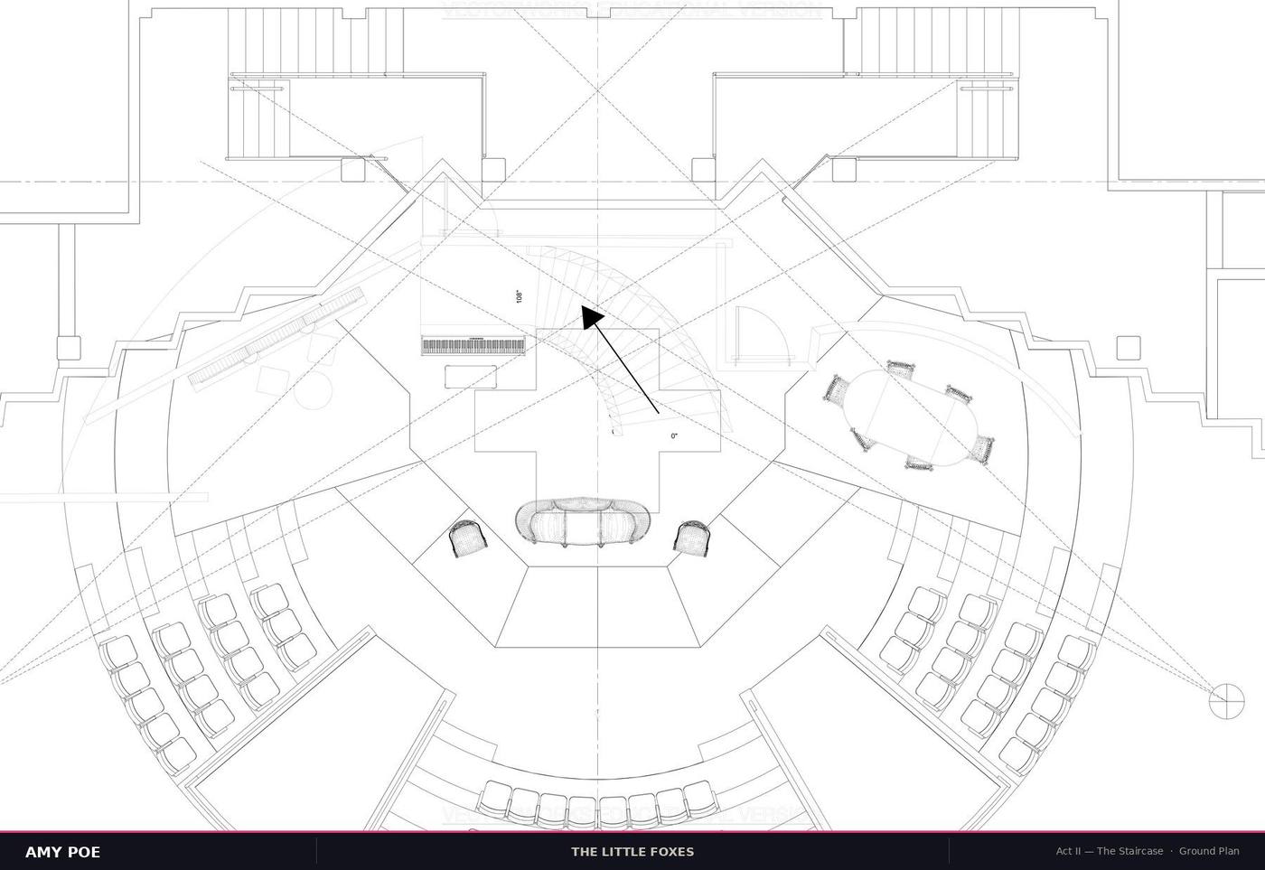 Act II — dimensioned ground plan