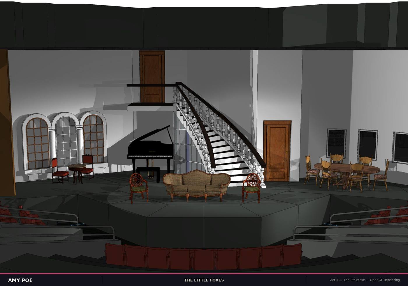 Act II — OpenGL rendering with full materials