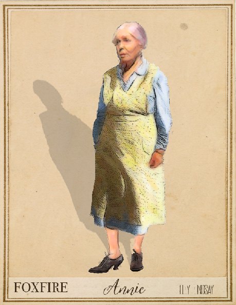 Costume plate — Annie