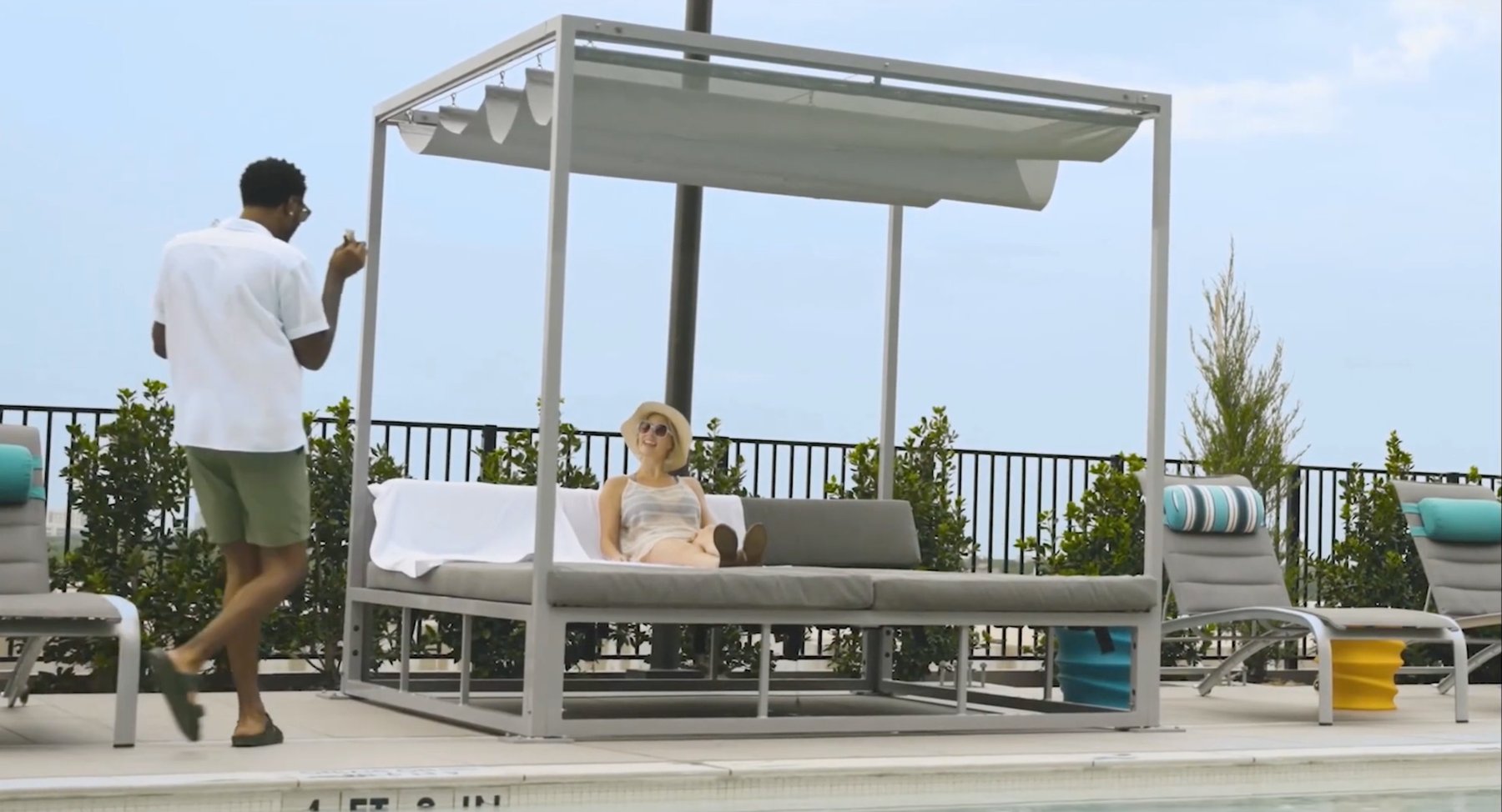 Grandscape Live — rooftop pool cabana