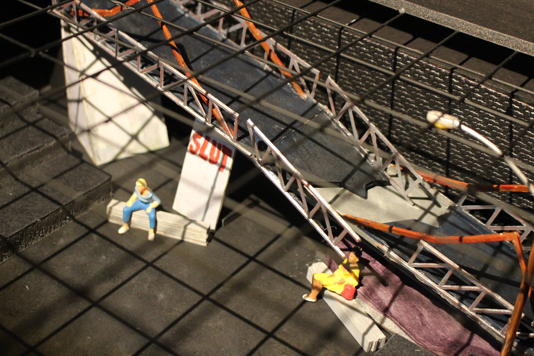 In the Blood — scale model detail with figures for scale
