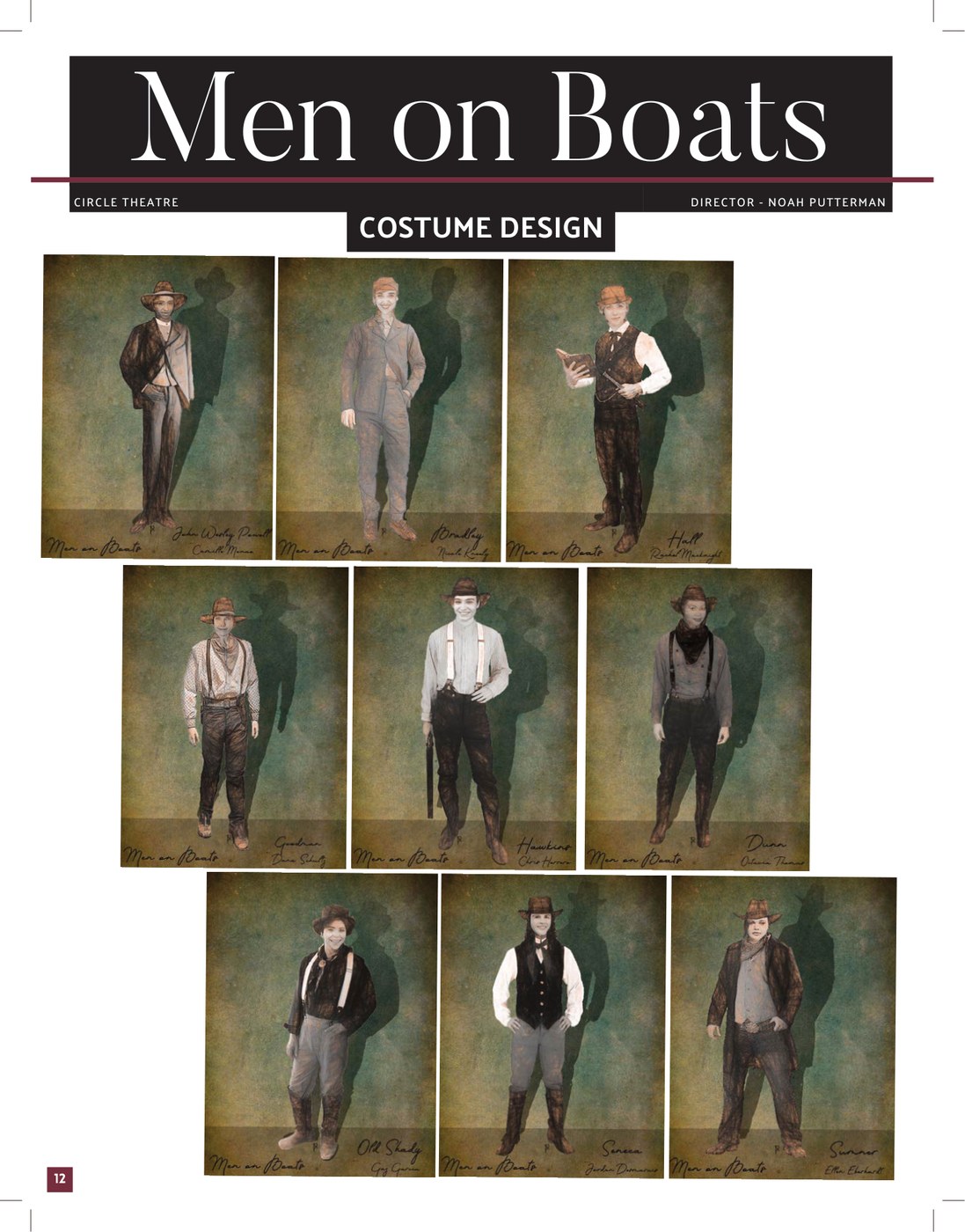 Character costume plates