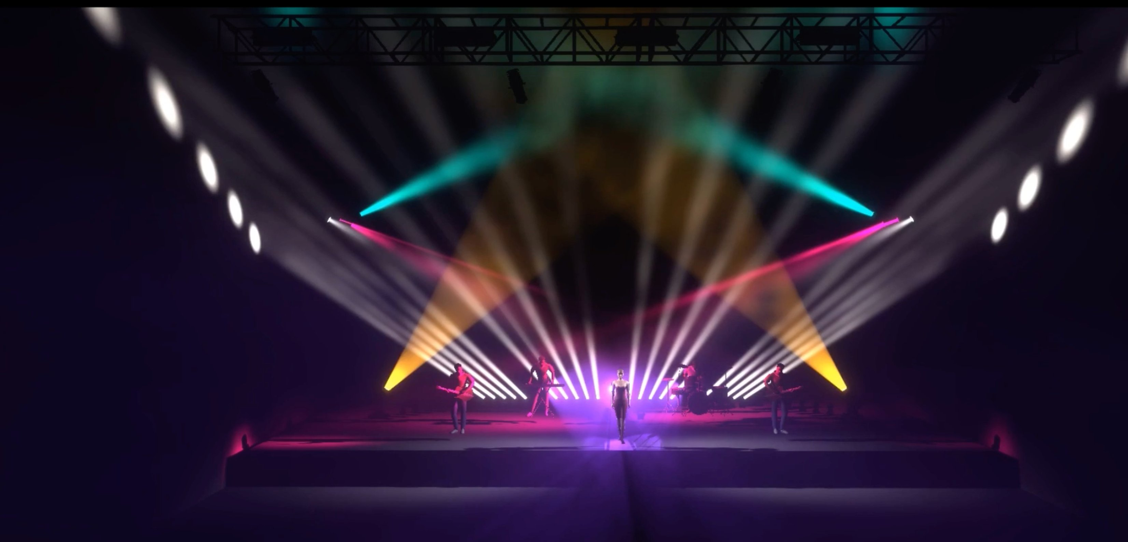 Lighting look — beam fan