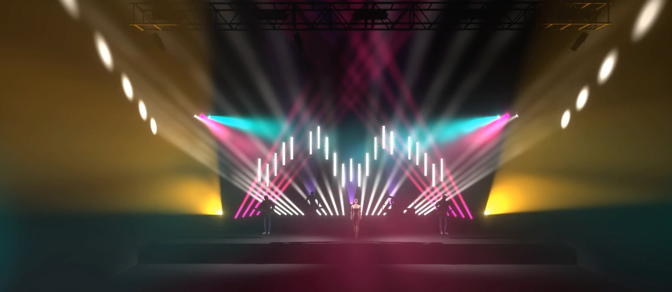 Lighting look — vertical battens