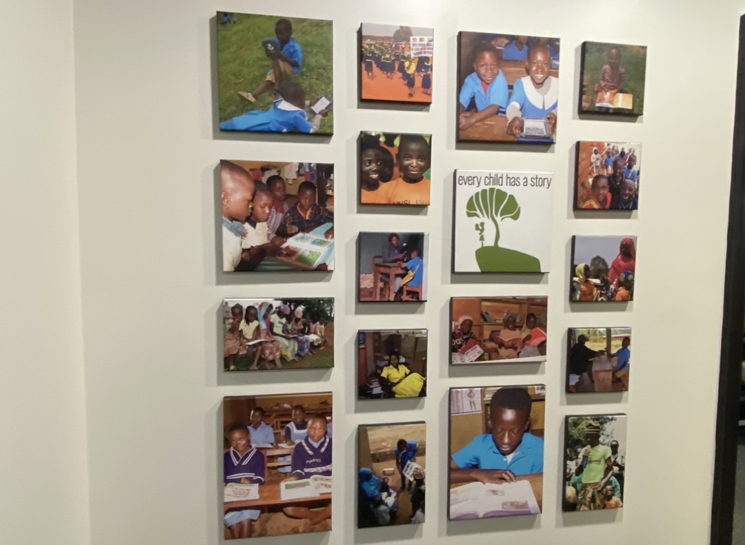 Finished — Every Child Has a Story wall