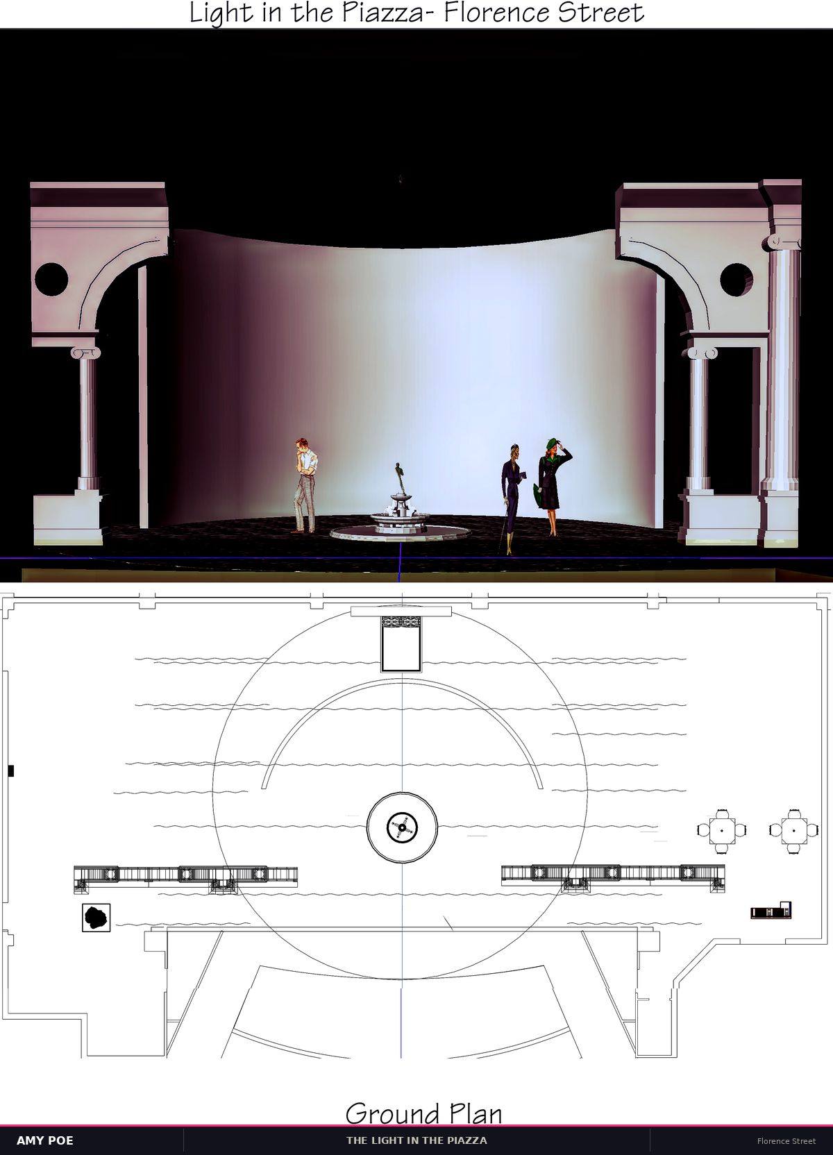 Florence Street — rendering and ground plan