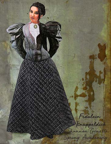 Costume plate — Fräulein Knuppeldick