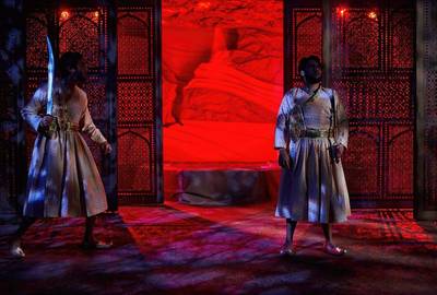 Guards at the Taj — costume rendering