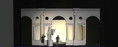 The Light in the Piazza — 3D scenic rendering