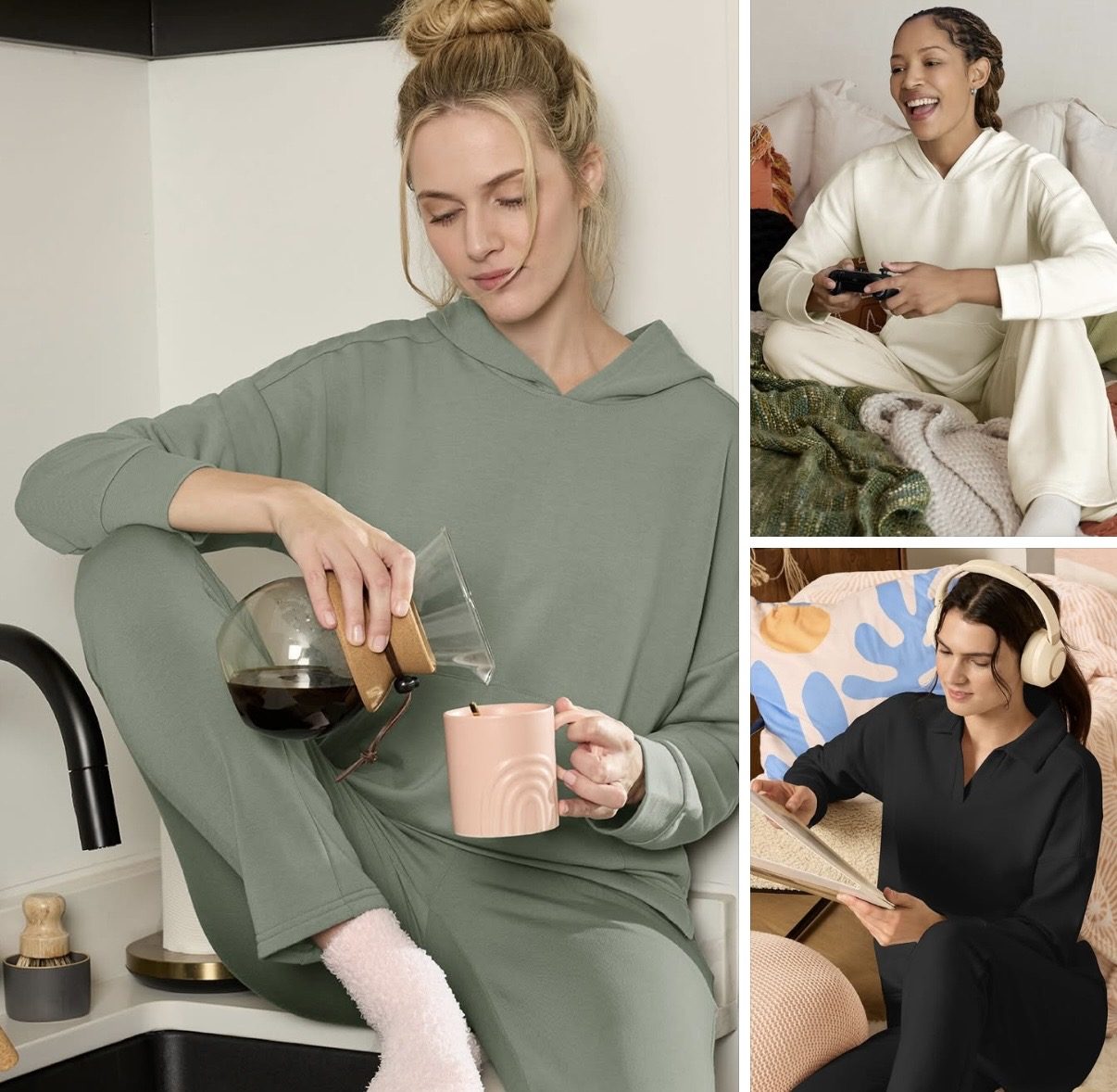 UNWIND — lifestyle frames, pouring coffee