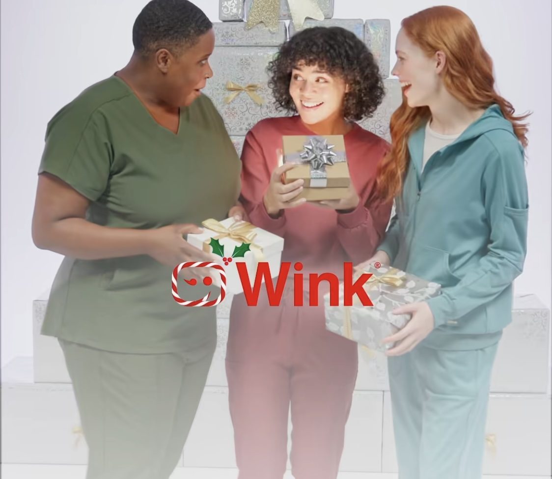 Holiday campaign — gift-styled scene