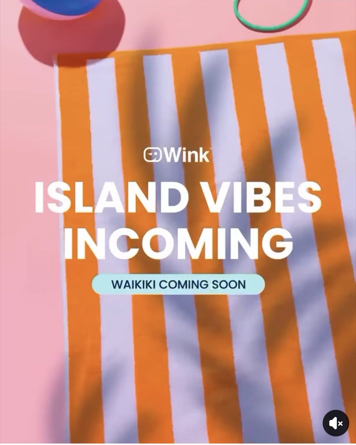 “Island Vibes” — cabana-stripe styling